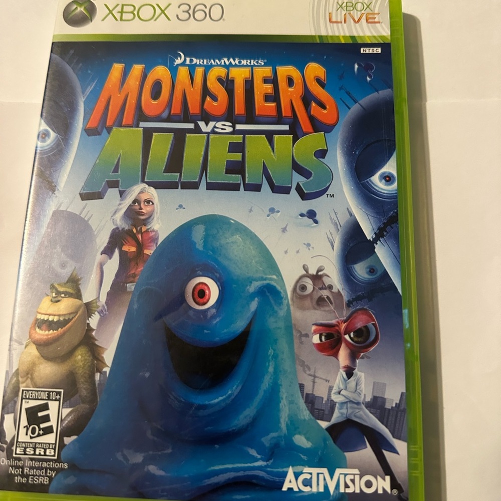 Xbox 360 Monsters vs Aliens CIB